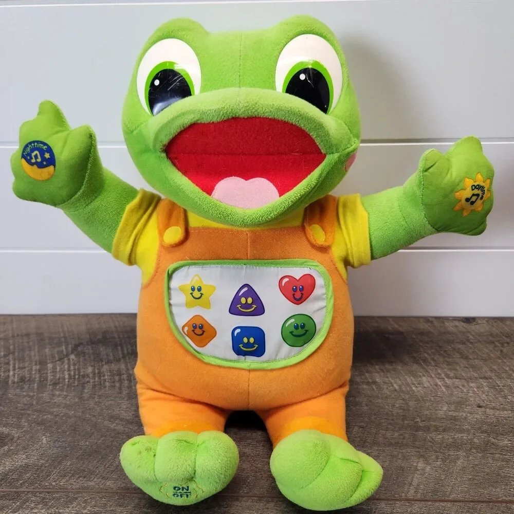 Baby Tad Leap Frog Hug & Learn Plush Talks And Sings Interactive WORKS
